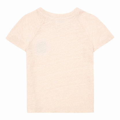 Hundred Pieces - Linnen T-shirt Sisterhood - Dusty Pink